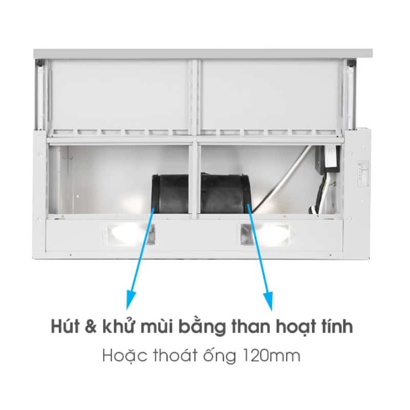 hệ thống hút và khử mùi của máy hút mùi Hafele HH-S70A 533.89.031 hệ thống hút và khử mùi của máy hút mùi Hafele HH-S70A 533.89.031