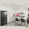 Mẫu tủ bếp nhựa cánh Laminate TBNL05 - Tủ bếp chữ L, hiện đại 1 Mẫu tủ bếp nhựa cánh Laminate TBNL05 - Tủ bếp chữ L, hiện đại
